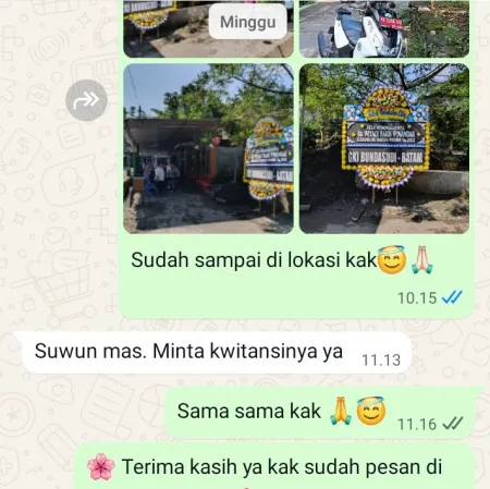 Pengiriman Papan Bunga Duka Sukajadi