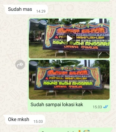 Pengiriman Papan Bunga Sukajadi