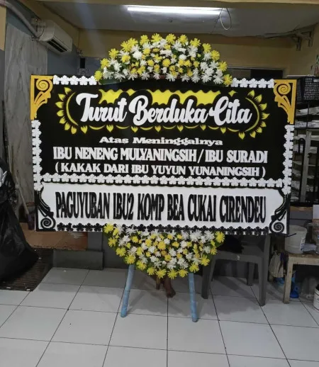 Papan Bunga Duka Sukajadi